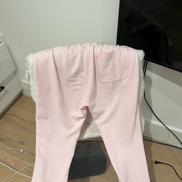 Aritizia Pink Waffle Joggers - Picture 6 of 6